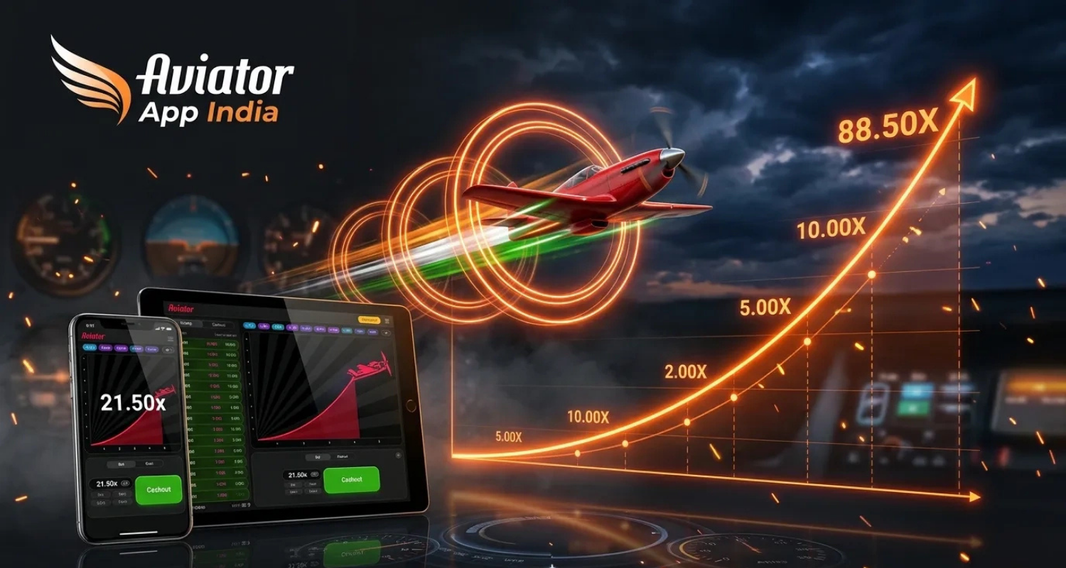 Aviator App India online gaming platform offering crash game entertainment, fast cashout options, mobile betting access, and provably fair gameplay for Indian users